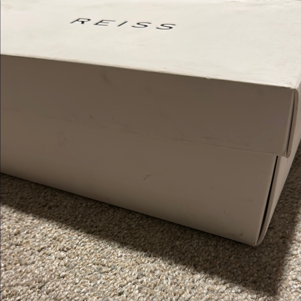 NEW Reiss Satin Pin Heel Mules in Khaki - Picture 10 of 10